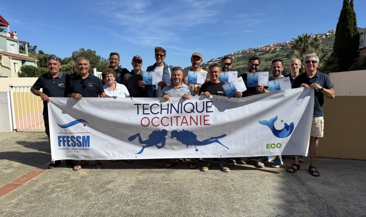Six nouveaux Moniteurs Fédéraux 1er degré à CERBÈRE (66)