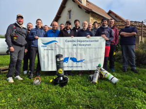 Stage multi-niveaux de plongée souterraine